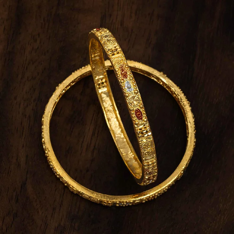 Gorgeous Diamond Bangles-Enamel Bangle PEB10-23-091