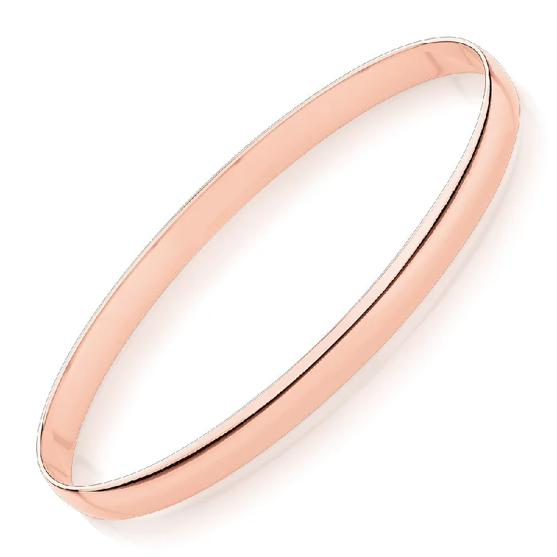 Vintage Wedding Bangles-Golf bangle in 10 carat rose gold