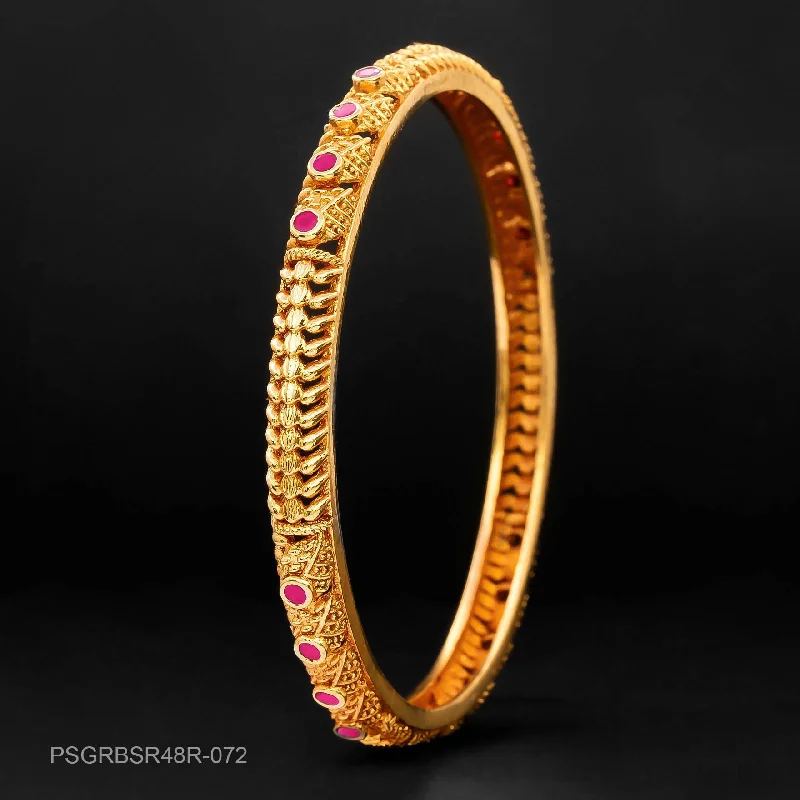 Luxury Bangle Bracelets-STONE GHERU SRESHTA BANGLE PSGRBSR48R-072