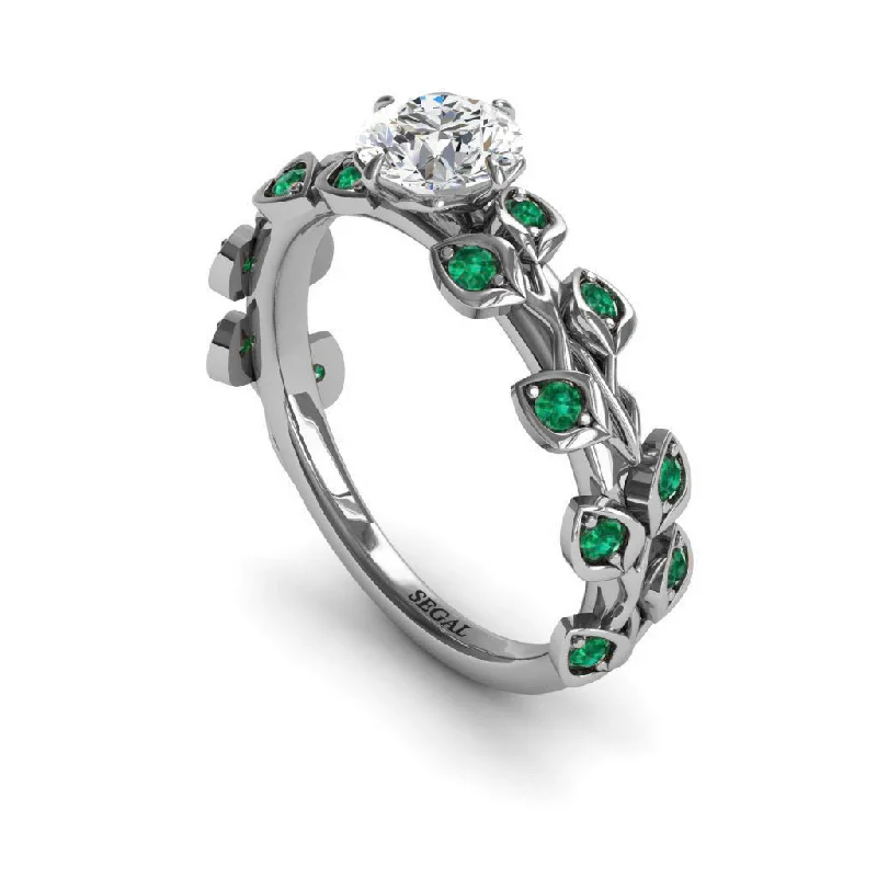 Classic Diamond Rings-Leaves All Around Diamond Ring- Sydney no. 27