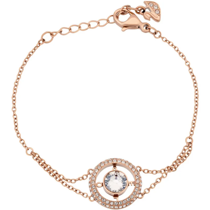 Swarovski Women's Necklace and Bracelet - Admiration Rose Gold Plated Chain | 5491668