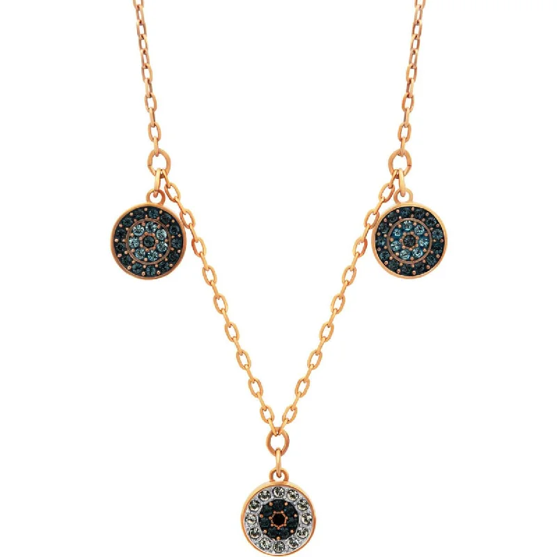 Swarovski Women's Necklace - Luckily Rose Gold Plated with Three Crystal | 5429129