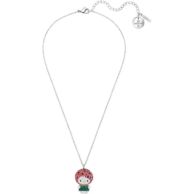 Swarovski Women's Pendant Necklace - Hello Kitty Multi-colored Crystal | 5373134