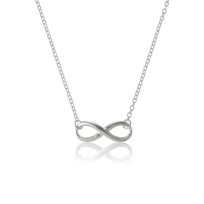 Sterling Silver Infinity Necklace