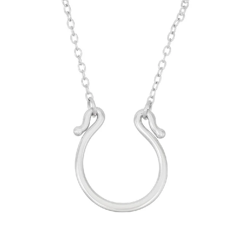 Sterling Silver Horseshoe Necklace