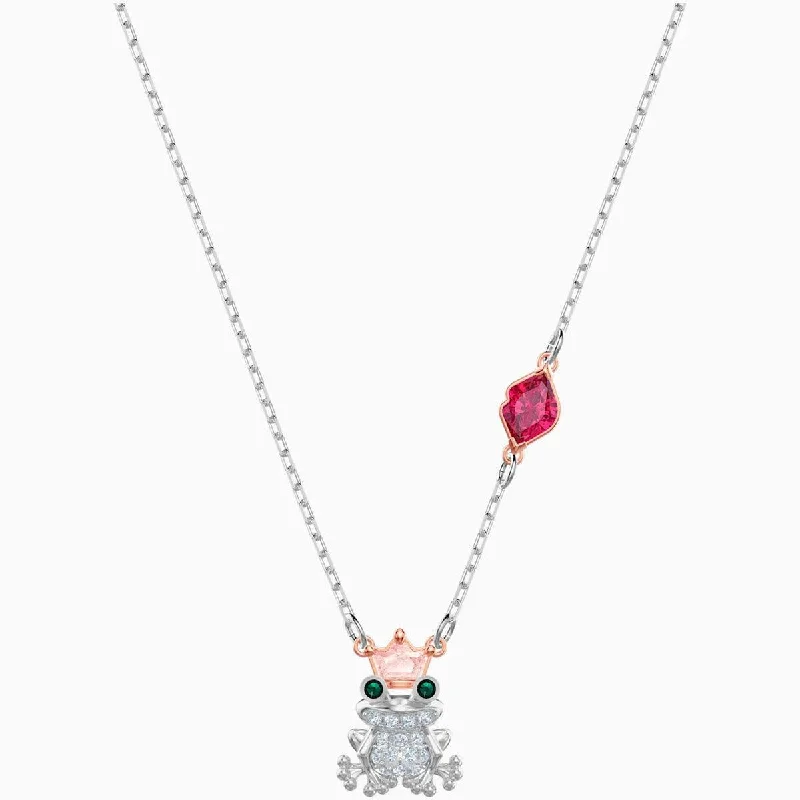 Swarovski Women's Necklace - Out of this World Kiss Frog Pendant | 5456136