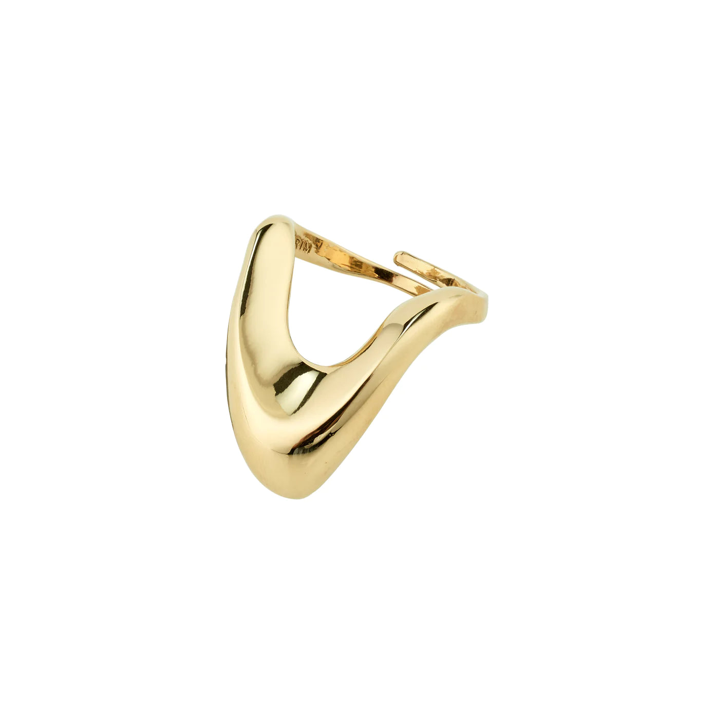 Modern Wedding Rings-Cloud Gold Plated Ring