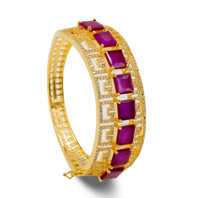 Bridal Gemstone Bangles-Bracelet Bangle PMSRB1WR-006