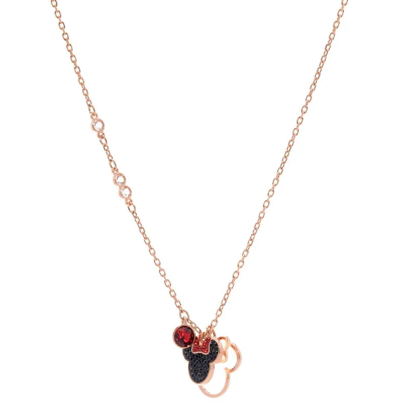 Swarovski Women's Necklace - Mickey and Minnie Multi Colored Crystal Pendant | 5450951