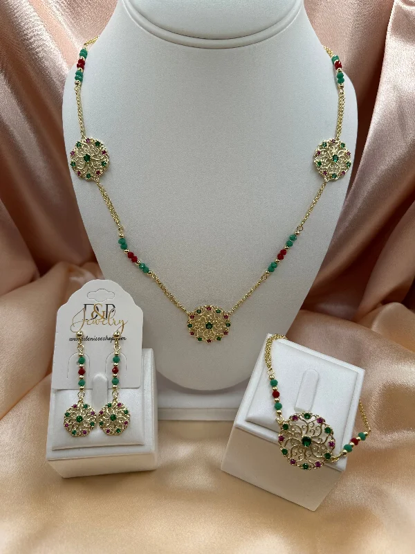 14K FASHION NECKLACE SET C1152