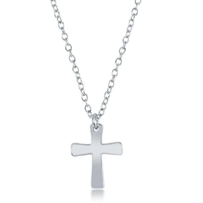 Sterling Silver Cross Design Necklace