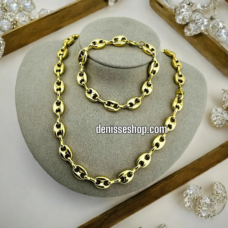 14K GCC POP FASHION NECKLACE SET N12