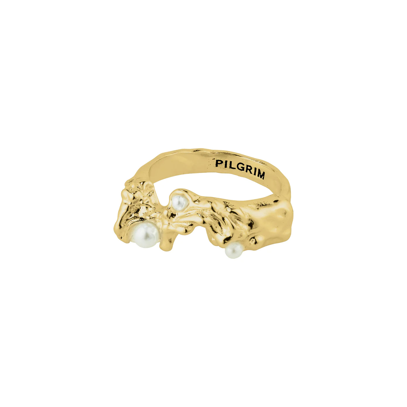 Personalized Silver Rings-Raelynn Gold Plated Ring