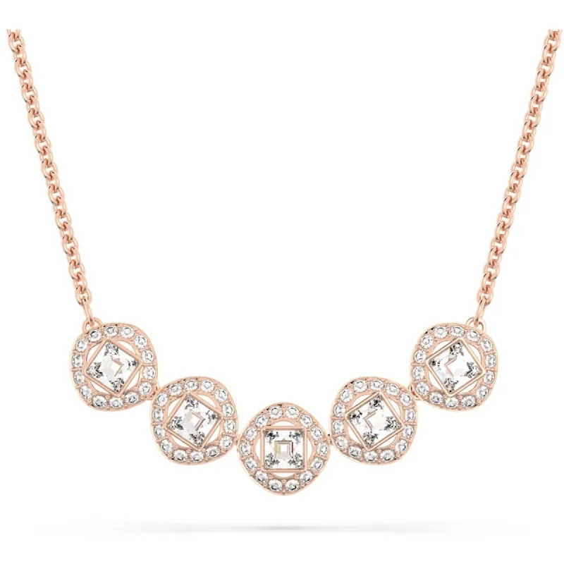 Swarovski Women's Necklace - Angelic Rose Gold Plated and Crystals | 5646715