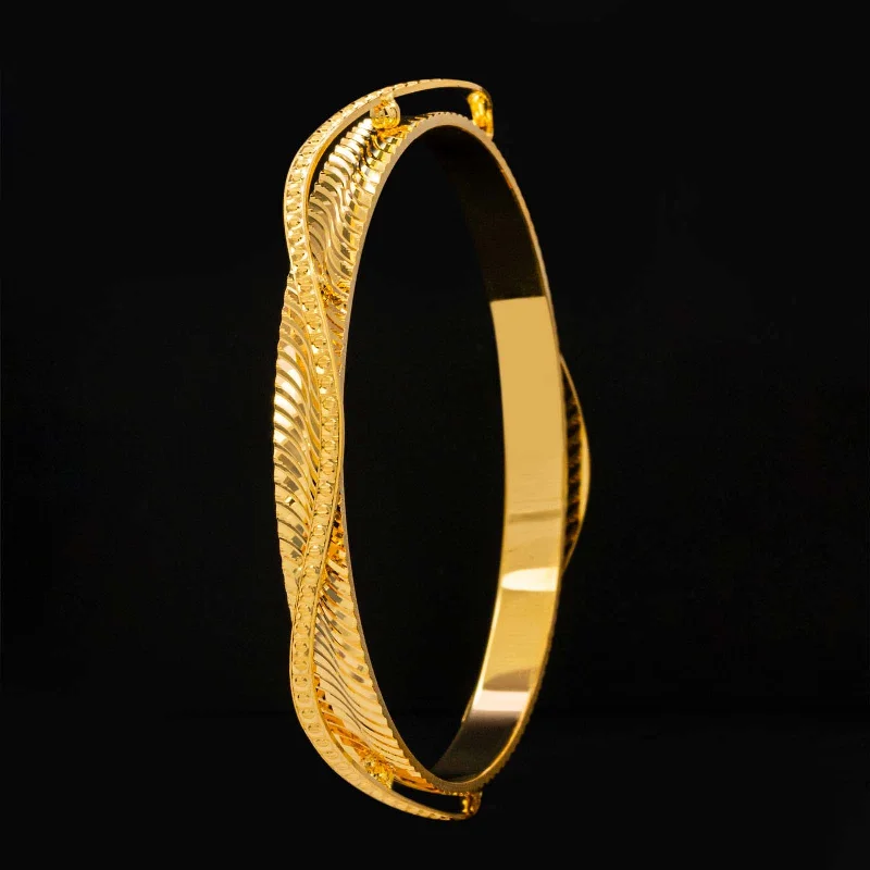 Retro Style Bangles-GOLDEN BANGLE PGB52-052