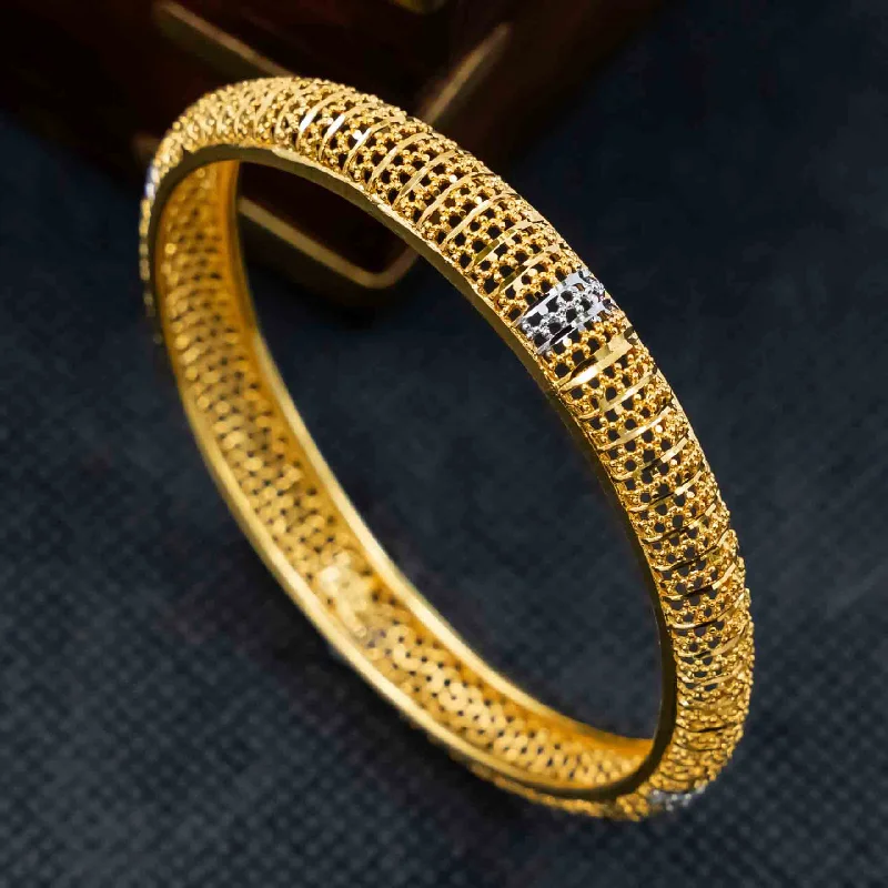 Simple Gold Bangle Sets-Rhodium Bangle PRGB4-23-032