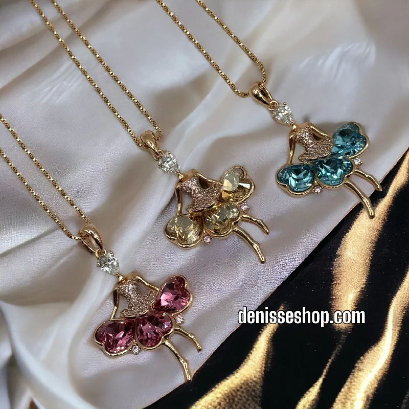 18K BALLERINE NECKLACE P289