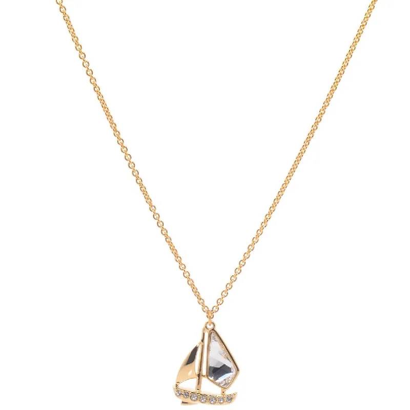 Swarovski Women's Necklace - Ocean Two Tone Sailboat Pendant | 5465944