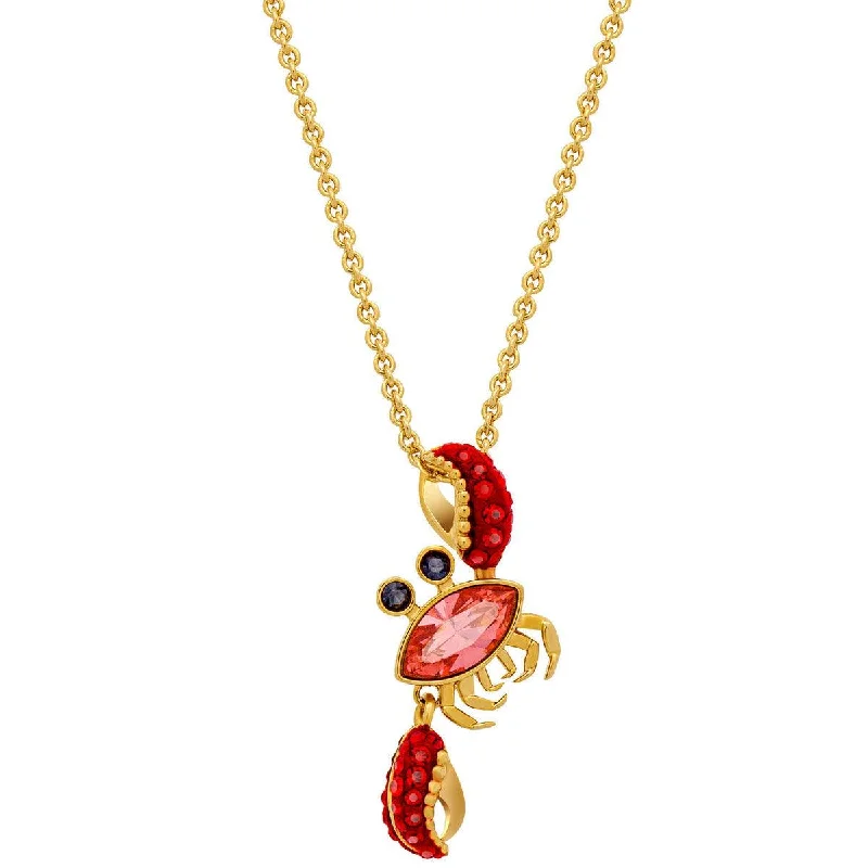 Swarovski Women's Necklace - Ocean Two Tone Crab Shape Pendant | 5492259