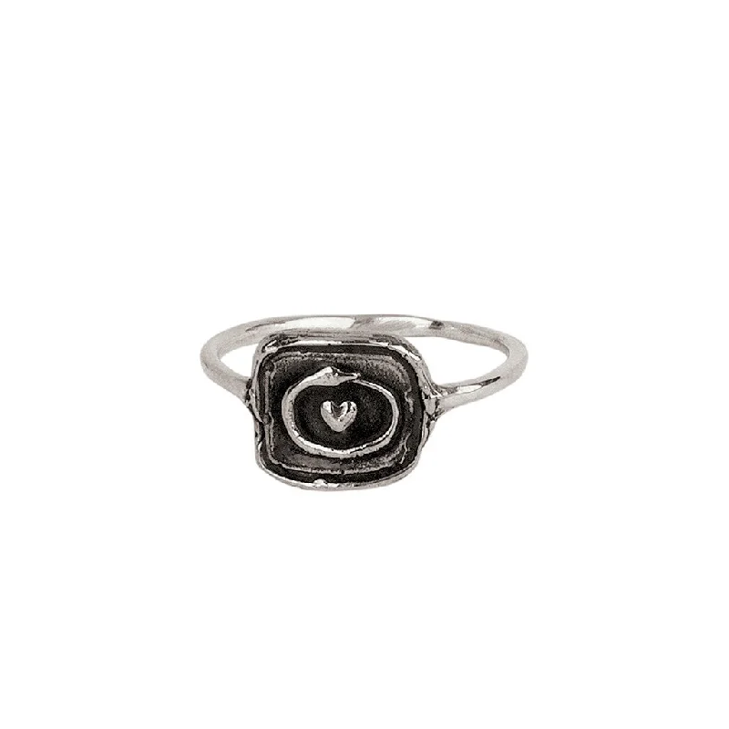 Handcrafted Diamond Rings-Endless Love Mini Talisman Ring