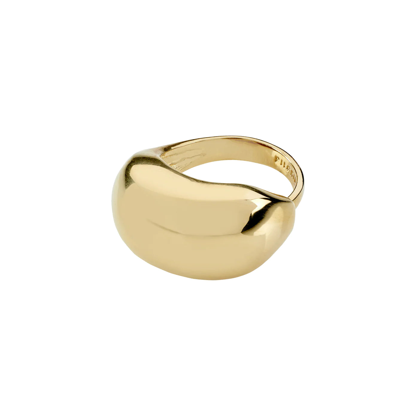 Custom Silver Rings-Pace Gold Plated Ring